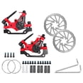 thumbnail image 4 of jinwen Bike Mechanical Disc Brake Caliper Line Pulling Front Rear Calipers Cycling Part A pair clamps disc, 4 of 9
