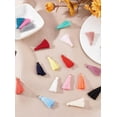 thumbnail image 3 of 80Pcs 20 Colors Polyester Tassel Pendant Decorations 33x6x4mm Keychain Decoration Tassels with Golden Iron Finding and 4mm Hole for Necklace Bracelet Jewelry Making and Crafting colorful, 3 of 4