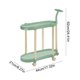 thumbnail image 3 of pstuiky Estantería móvil de plástico de varios niveles, gran capacidad, con ruedas, ideal para sala de estar, dormitorio, baño o cocina., 3 of 6