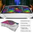 thumbnail image 5 of Disketp Windshield Sun Shade, Car Sun Shade For Front Window Bright Universe Sunshades Sun Visor Protector Blocks Uv Rays Foldable, 5 of 9