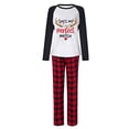thumbnail image 6 of Ihaphap Couple Matching Christmas Pajama She's My Perfect Match Pajamas Set(L,Women), 6 of 6