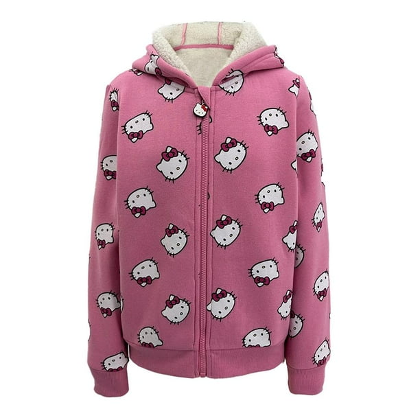 Sudadera Hello Kitty Para Niña Talla 10 Color Rosa