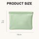 thumbnail image 2 of 1PC Mini bolsa de almacenamiento grande Bolsa de maquillaje multifuncional Monedero cero: 11,5 * 12 * 1 cm Verde menta, 2 of 5