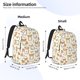 thumbnail image 2 of Balery Cartoon Corgi Mochila Clásica Impresa Básica para Viaje, Mochila Escolar Resistente al Agua, Mochila de Lona con Correas Ajustables-Medium, 2 of 5