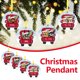 thumbnail image 1 of Ganfancp Adornos de Navidad Cute Santa Clause Wearing Mask Tree Decoration Artículos En Liquidación 1X Decoración Navideña Colgante, 1 of 2