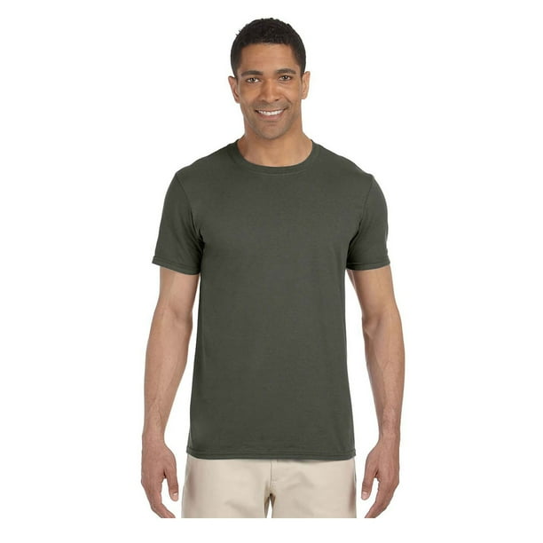 Download Gildan - Gildan Men's Softstyle Preshrunk Tearaway Label T-Shirt, Style G64000 - Walmart.com ...