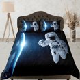 thumbnail image 1 of Space Galaxy Sci Fi Astronauta Funda Nórdica Juego de Colcha, Ropa de Cama Infantil &, 1 of 4