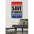 thumbnail image 2 of Ferris Bueller's Day Off - Save Ferris Wall Poster, 22.375" x 34", Framed, 2 of 6