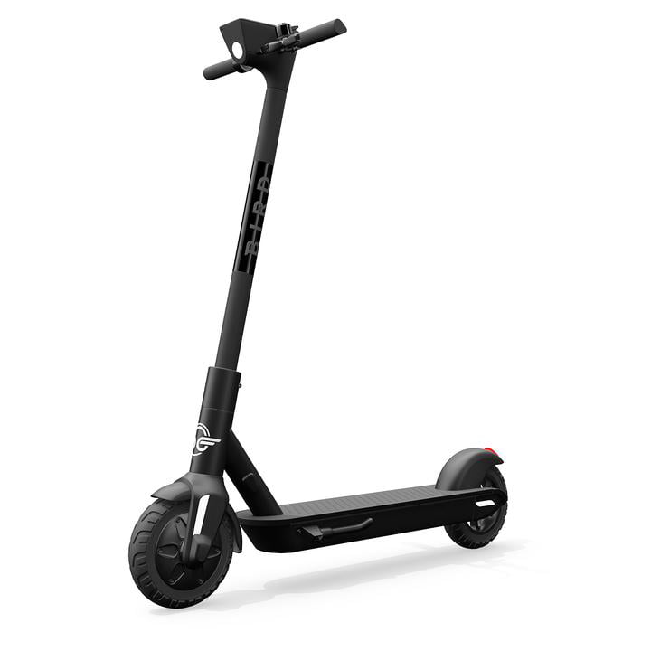 Bird One Electric Scooter with 25 mi Max Operating Range, 18 mph Max Speed, GPS