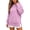 Pink, variant on Hurxie Womens Oversized Hoodies Crewneck Sweatshirts Pullover Sweatshirts with Thumb Hole,Y2k Clothes,Fall Fashion Hooded