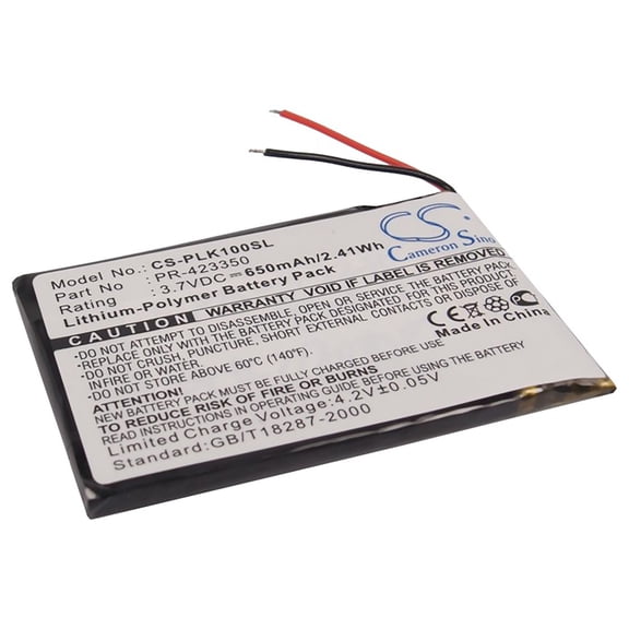 Wireless Headset Battery for Plantronics PR-423350 K100 Sony MDR-XB950BT DS6500