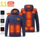 thumbnail image 3 of Chaqueta calefactable de 21 áreas para hombre, chaqueta calefactora impermeable de invierno, chaquetas para mantener el calor, parkas, abrigo, chaleco calefactable táctico, 3 of 5