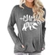 thumbnail image 1 of Sudadera con cuello redondo, manga larga, suave, para uso diario, para fiestas o citas, gris claro, talla XL, para mujer, 1 of 5