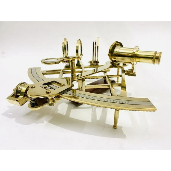 Nautical Brass 11" Sextant | Real Sextant | Working Sextant | Sextant Navigational | Marine Ship Astrolabe Model Sextant Gift