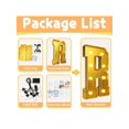 thumbnail image 2 of Imprsv 3FT Gold Marquee Light Up Letters & Numbers For Birthday Gold Party Decorations Large Gold Marquee Letters & Numbers For Baby Shower Wedding, 2 of 4