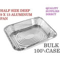 thumbnail image 2 of Aluminum Pans 9 X 13 Disposable Foil Pans Half Size Deep Steam Table Pans - Tin Foil Pans Great for Cooking, Heating, Storing and Food Prepping, 2 of 6