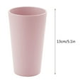 thumbnail image 3 of 500ml Mouthwash Cup, Bamboo Fiber Toothbrush Rinsing Cup, Non-Slip Handle Bathroom Cup, Large Capacity Dishwasher Safe Drinking Milk Cup, 3 of 3