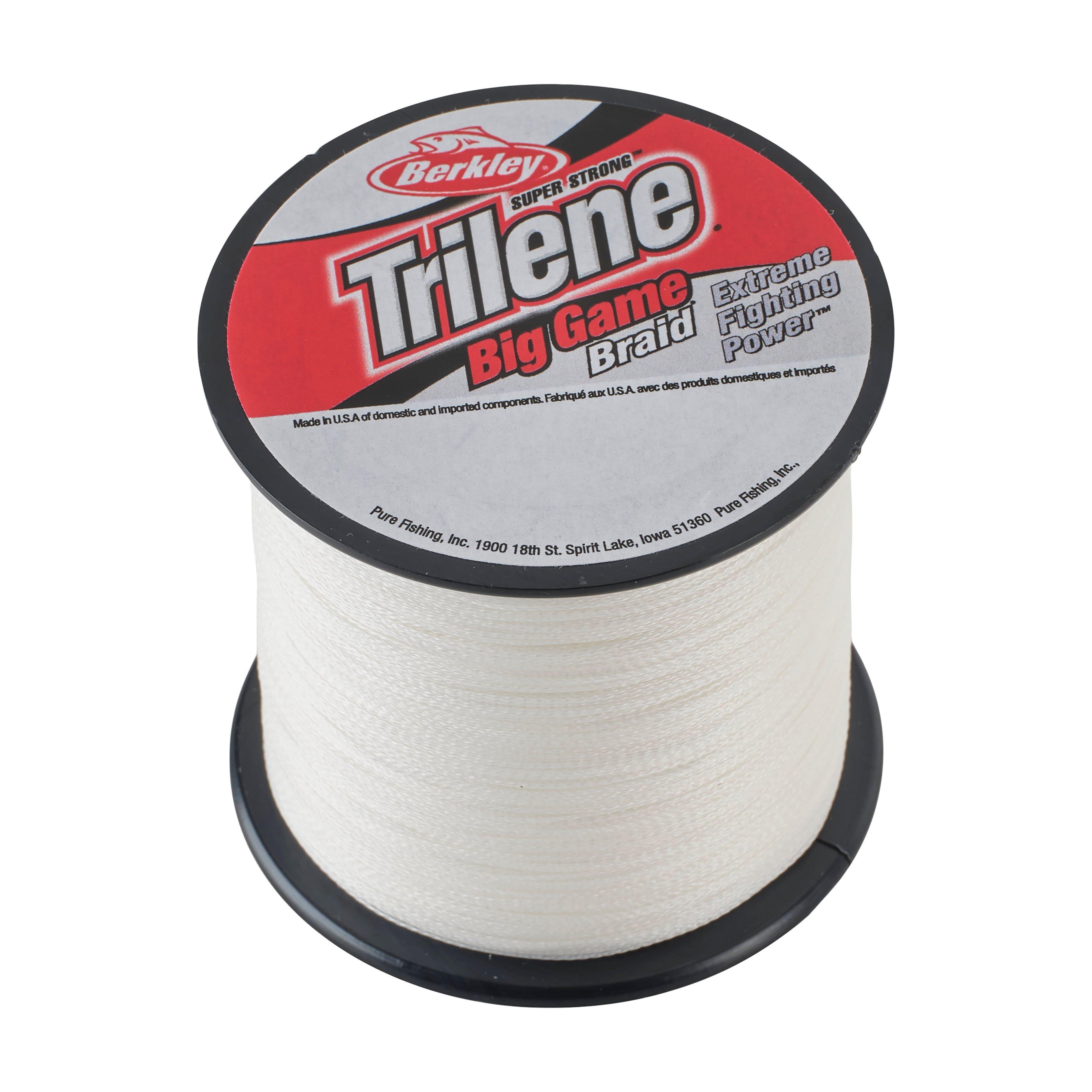 (2 pack) Berkley Trilene® Big Game™ Braid Fishing Line, Crystal, 20 lb Test Strength, 330 yd