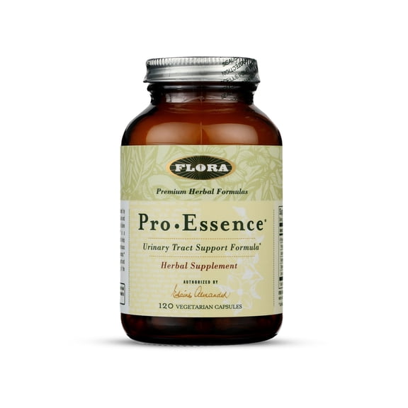 Flora - Herbal Supplement - Pro-Essence, Prickly Ash, Junner berry, Burdock root, Slippery elm, Vegan, 120 Capsules