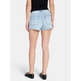 thumbnail image 3 of Madden NYC Women’s Studded Denim Shorts, Sizes 00-18, 3 of 5