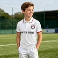 thumbnail image 4 of Coerni ﻿ Boys Polo Shirts 2026 Football Fans USA T-shirt Graphic Golf Collar Sweatshirt Summer Fashion Short Sleeve Tops for Kids, 4 of 4