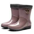 thumbnail image 2 of Women Rain Booties, Ladies Short Boots Waterproof Rubber Non-slip Garden Boot Shoes Ankle Chelsea Shoes, 2 of 2