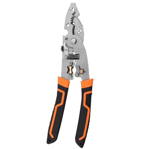 TFixol 21-in-1 Multi-Function Wire Stripping Pliers with Copper Roller for Electricians - Ergonomic TPR Handle, Precision Stripping, and High-Safety Design for 0.5-10mm² Cables