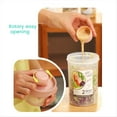 thumbnail image 4 of Leak-Proof Overnight Oats Containers with Lids - Yogurt Containers with Lids - Mason Jars Stackable Design, 4-Pack, 4 of 8