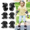thumbnail image 6 of sunsanly 1 Set Kids Roller Skating Protective Gear Skateboarding Scooter Biking Cycling Sports Toddlers Boys Girls Wrist Guard Knee Elbow Pad Protector, 6 of 7