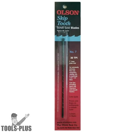 Olson 485J #7 Metal Cutting 45800 Scroll Saw (Best Scroll Saw Blades For Hardwood)