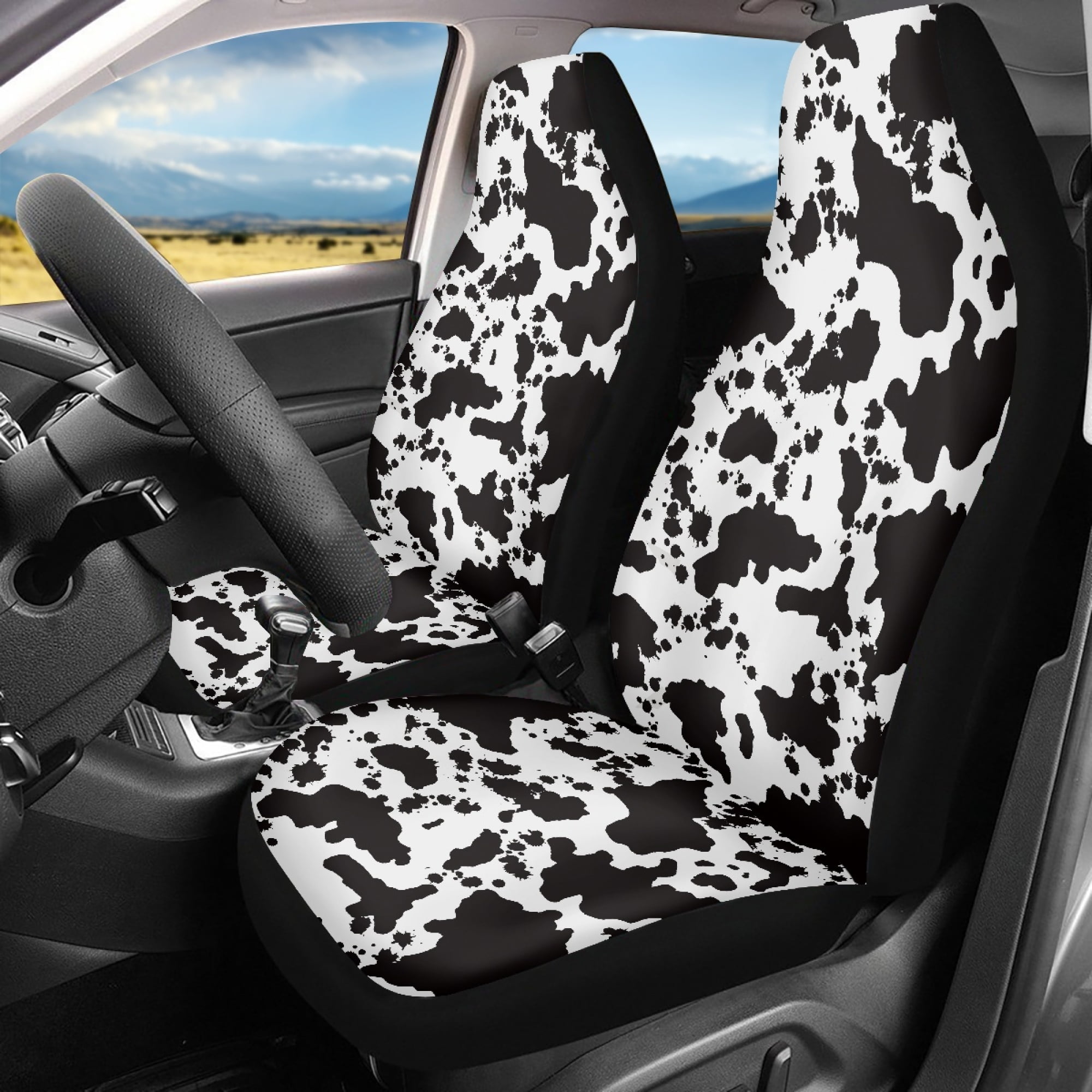 Leopard car outlet seat covers walmart