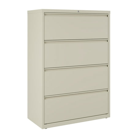 UPC: 0029404174537 | Hirsh 36 Inch Wide 4 Drawer Metal Lateral File Cabinet for Home and Office  Holds Letter  Legal and A4 Hanging Folders  Putty