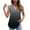 Dark Gray, variant on Aofany Women's Tank Tops Summer Fashion Gradient Color V-Neck Sleeveless T-shirt Tops Blouse