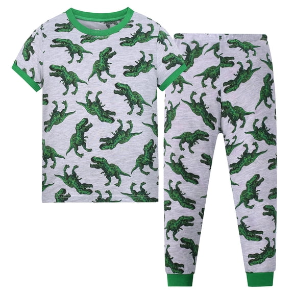 Zshosam Summer Baby Boy Clothes Set Boys Outfit Set 2 Piece Short-Sleeve Button-Down Breathable Light Elastic Shorts Summer Outfits Size 5T 6T,(Grey 5-6 Years)