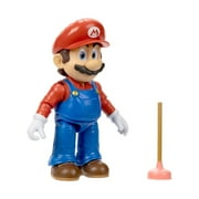 Super Mario Movie 5 inch Mario Action Figure with Plunger Accessory