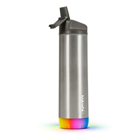 Hidrate - HidrateSpark PRO 21 oz. Straw Brushed Stainless Steel - Brushed SS