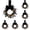 6PCS, variant on OJSFQUFP 4 Pack Halloween Pumpkin Wreath 9" Mini Fall Wreath for Front Door Pumpkin Kitchen Cabinet Fall Wreaths Decor for Front Door Farmhouse Porch Wall Window Decor