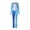 Cyan, variant on Blue Halloween Costumes for Women Rise of Red Cosplay Set of 5, Jacket, Top, Pants, Gloves and Choker Outfit, Full Dress-Up Apparel for Anime Themed Party Events