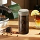 thumbnail image 5 of Frasco hermético de vidrio | Recipiente transparente sellado con cierre de un botón y desgasificador | Contenedor para harina de arroz, café y refrigerios | Organizador multiusos para la despensa, 5 of 6