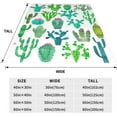 thumbnail image 3 of Watercolor Cactus Succulent Blanket Cartoon Cactus Saguaro Desert Floral Gifts for Plant Lovers Artists Photographers Soft Blanket for Bed Outdoor Sofa Valentines Birthday Decor 40"x50", 3 of 6