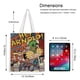 thumbnail image 5 of Hey Arnold Bolso de tela con estampado de lienzo para mujer, bolsa de compras reutilizable y estética, con cremallera interior, regalo para mujer,38*45cm., 5 of 6