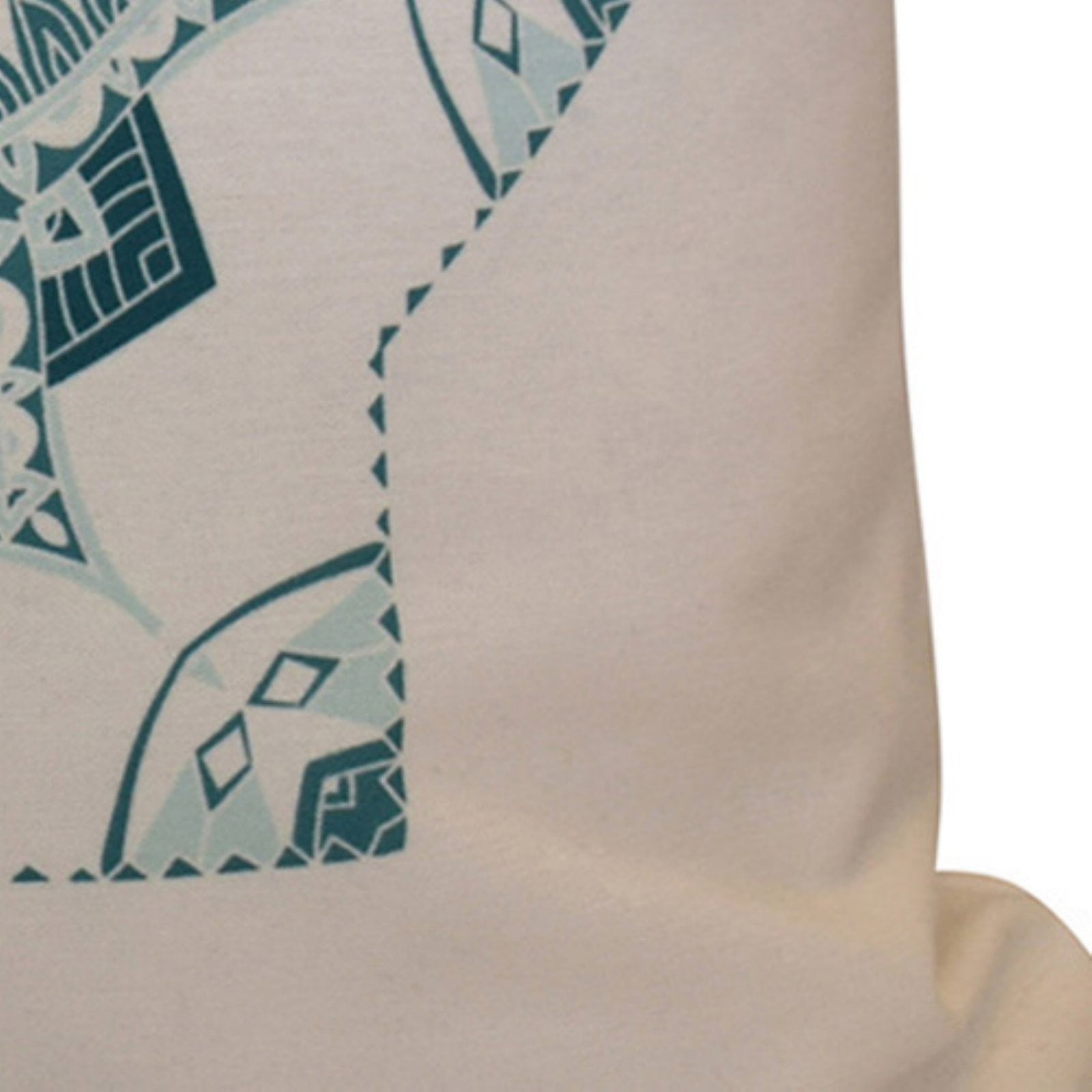 E by Design Jump For Joy Snowflake Star Print Outdoor Pillow