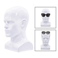 thumbnail image 4 of PVC Male Mannequin Head Display Head Mannequin Display Wig Head Stand White, 4 of 9