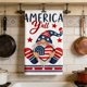 thumbnail image 5 of Paños de cocina patrióticos para secar platos: paños de cocina de poliéster absorbentes y suaves para cocinar y hornear, decoración festiva para la mesa del comedor., 5 of 6