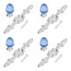 thumbnail image 5 of Manija de cristal para tocador, 4 Uds., manija de cristal con placa, tiradores simples modernos de estilo europeo, manijas para cajones, gabinetes de tocador, azul ANGGREK Otros, 5 of 8