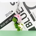thumbnail image 4 of Fasijew Plush Keychain Stuffed Keychain Plush Keychain with Metal Ring Funny Soft Fuzzy Backpack Ornament Cute Key Ring, 4 of 7
