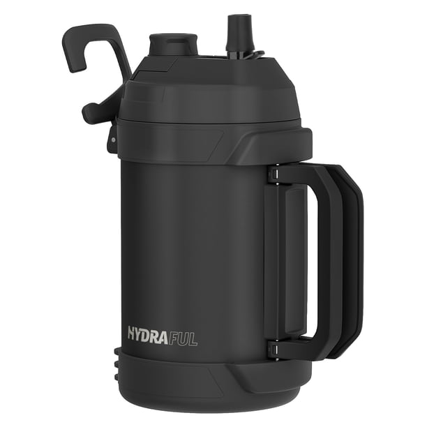 Jarra de agua Hydraful de acero inoxidable con aislamiento de 1 galón (3,78 L)