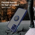 thumbnail image 5 of Case for Motorola Edge 30 Neo Case with Stand, Compatible with Magnetic Car Phone Mount, Ultra Slim Motorola Edge 30 Neo Phone Case for Women Men Shockproof Protective Cases Cover (Navy blue), 5 of 14
