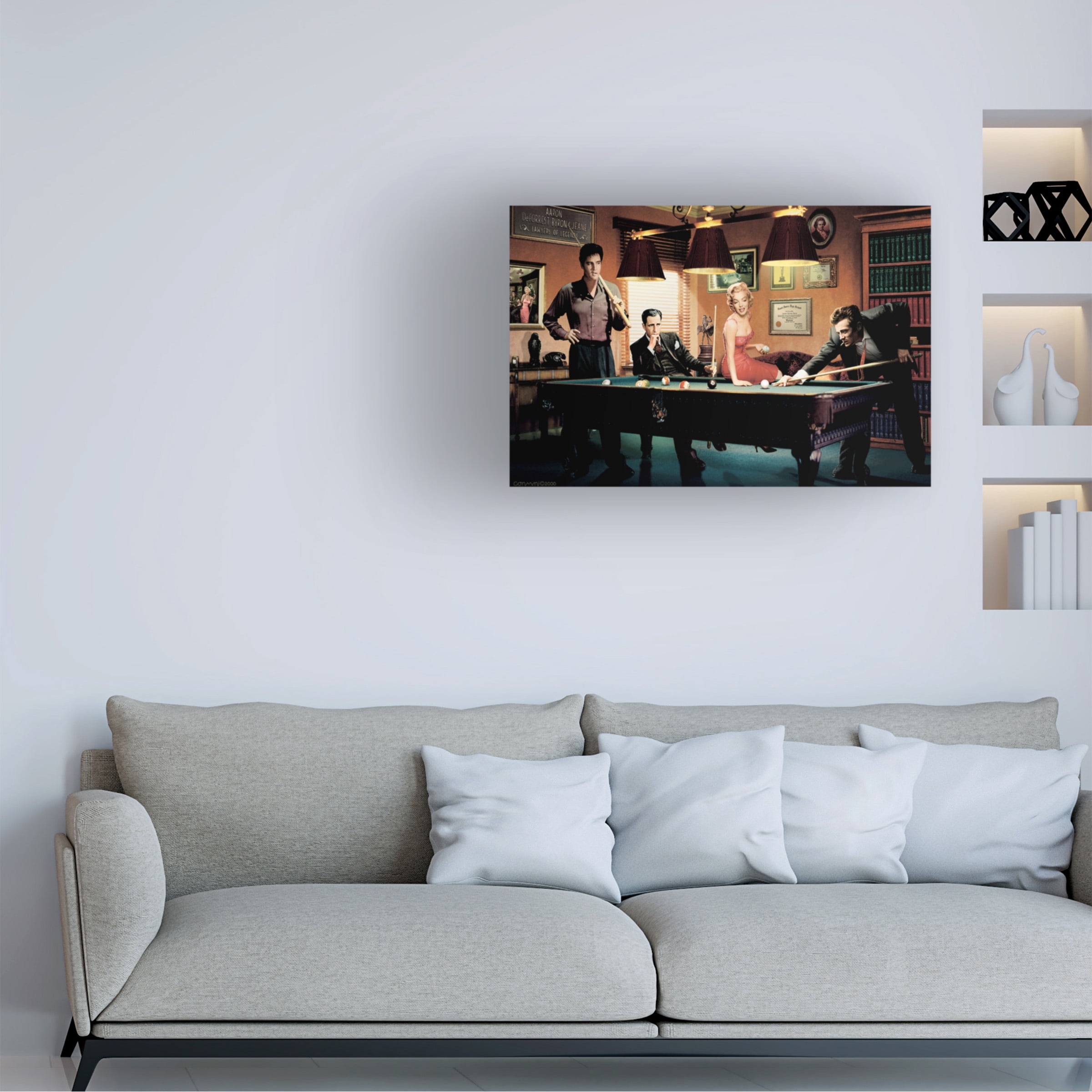 Chris Consani 'Legal Action' Canvas Art
