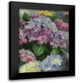 thumbnail image 1 of Strube, Ling 15x18 Black Modern Framed Museum Art Print Titled - Hydrangea Garden, 1 of 5